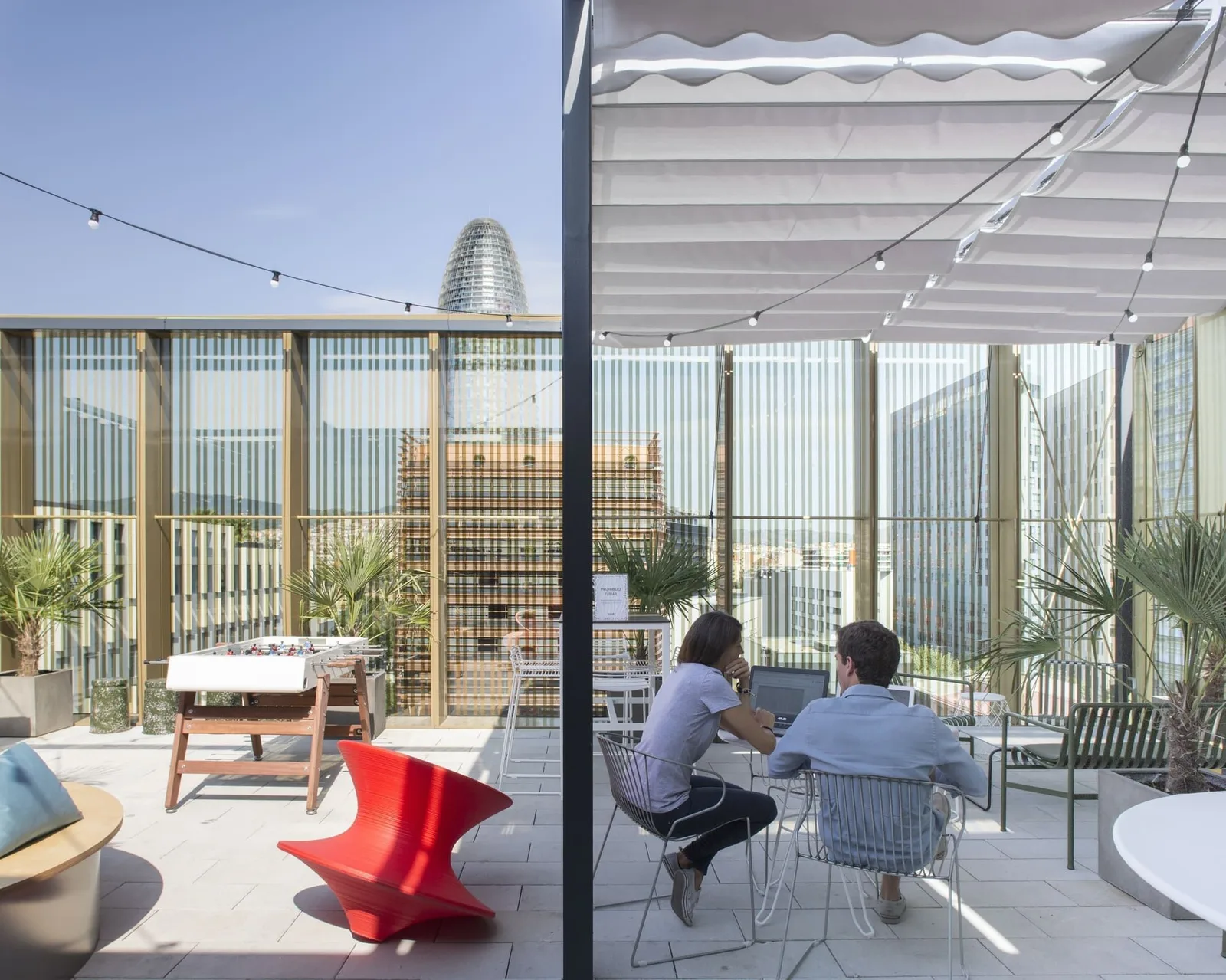 WeWork Grenelle, Terrasse et espace extérieur, Paris 15e