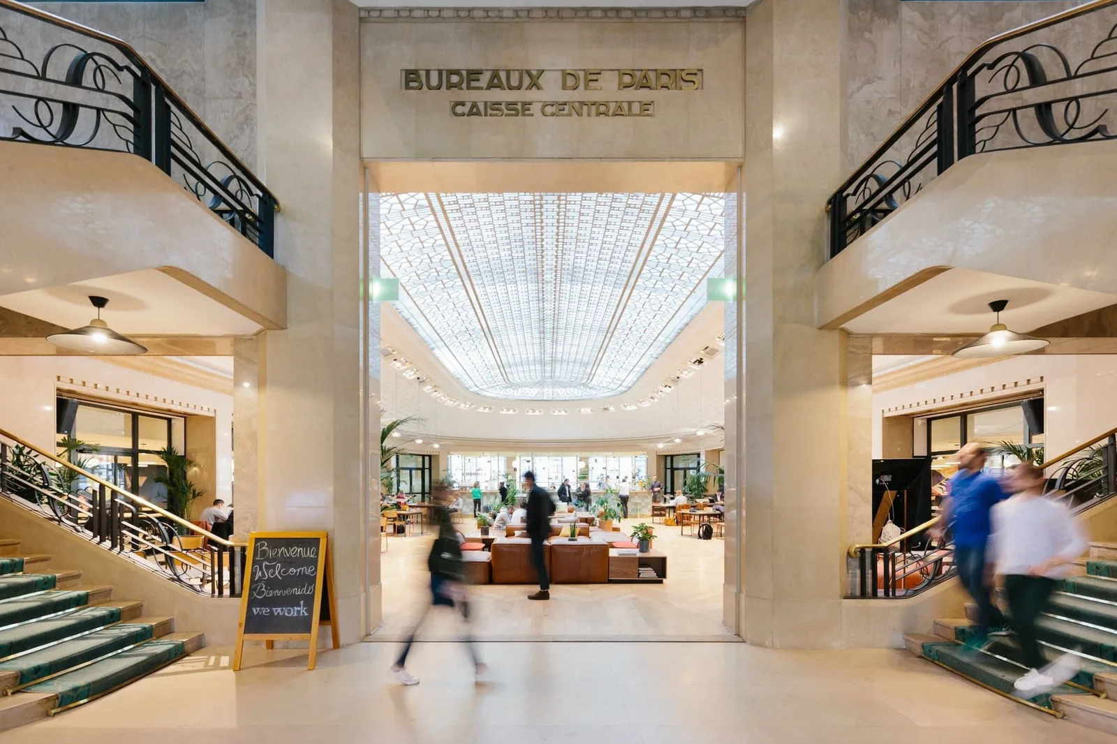 WeWork Lafayette, Empfang, Paris 9e