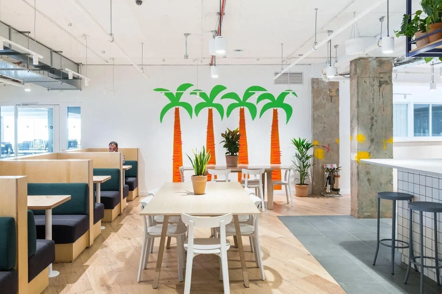 WeWork The Monument, Cafeteria, London