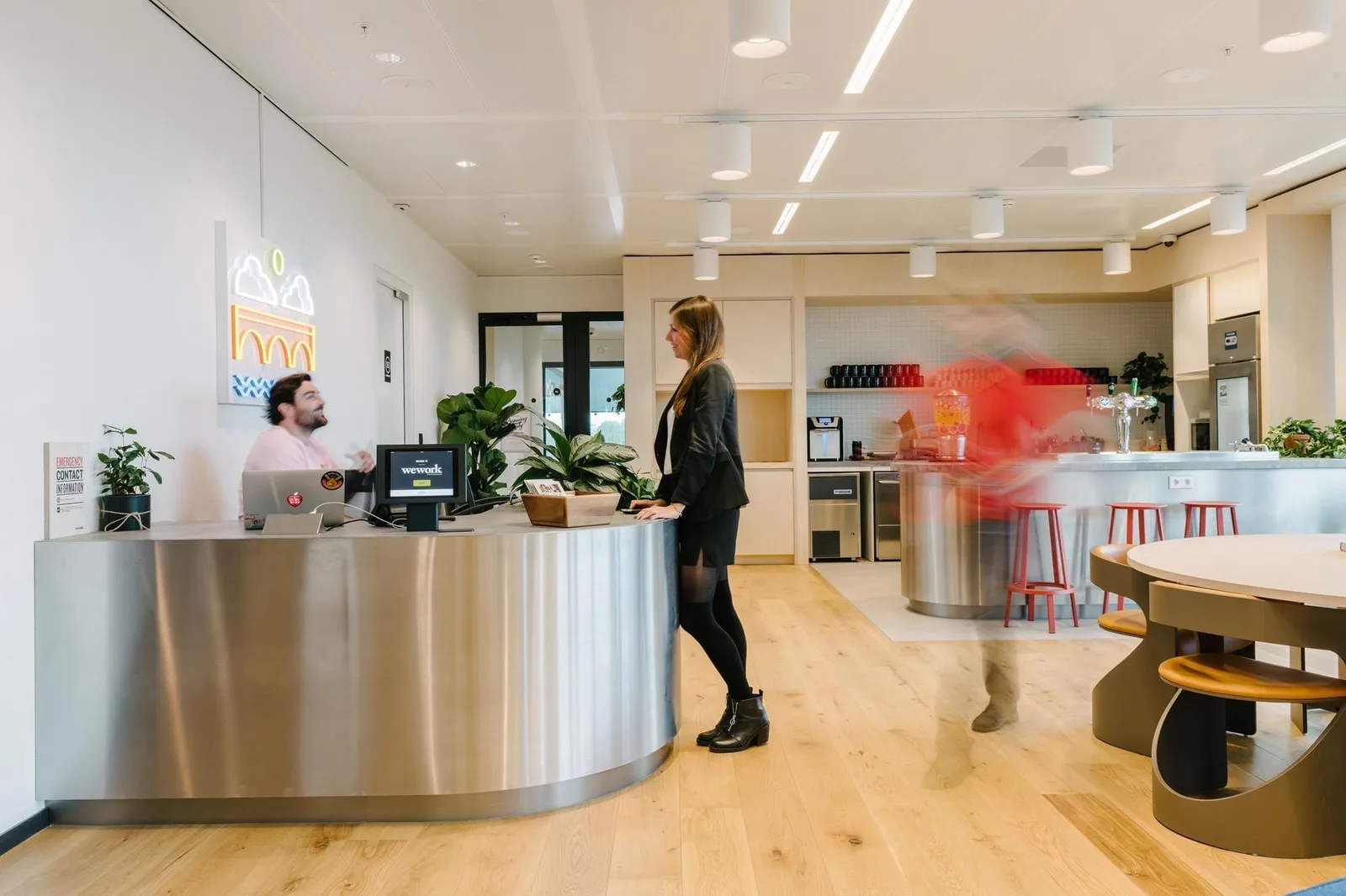 WeWork Strawinskylaan, Reception, Amsterdam