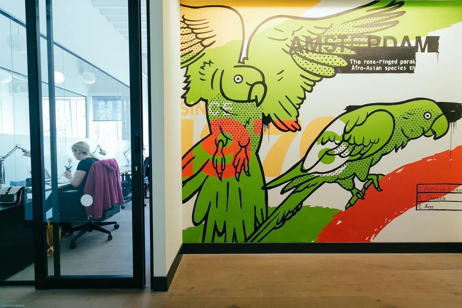 WeWork Weteringschans, Privékantoor met 2 werkplekken, Amsterdam