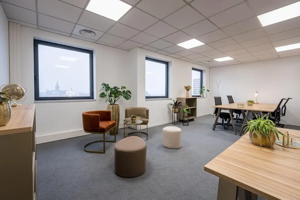 Poste en open space — B'Coworker Lille Roubaix