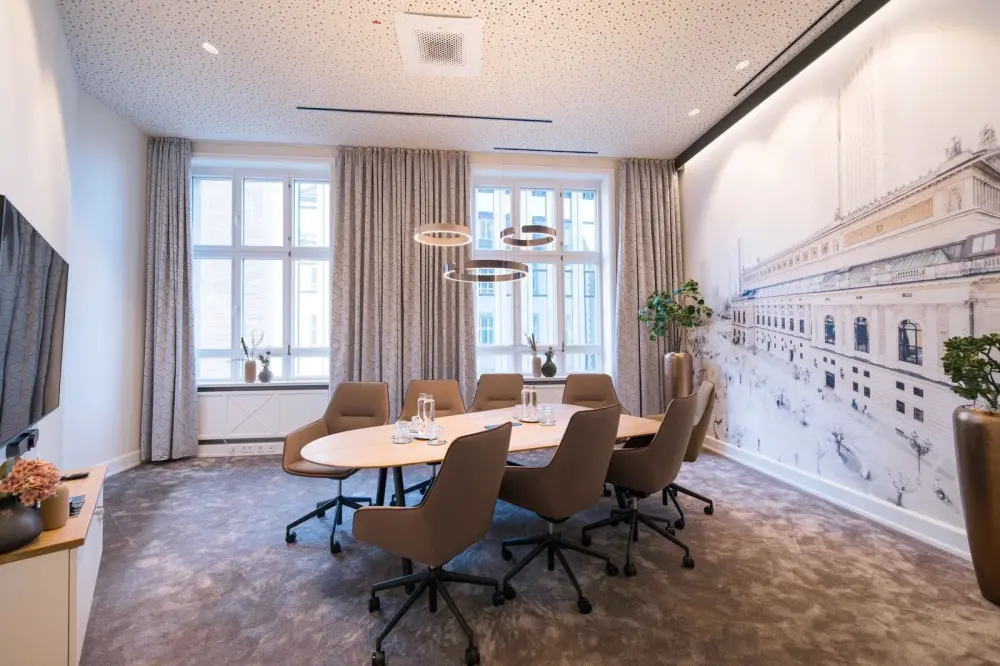 Besprechungsraum "Römerberg" · Satellite Office Frankfurt Villa Sander