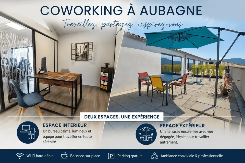 Coworking extérieur 1 personne · Gemadom Alta Rocca