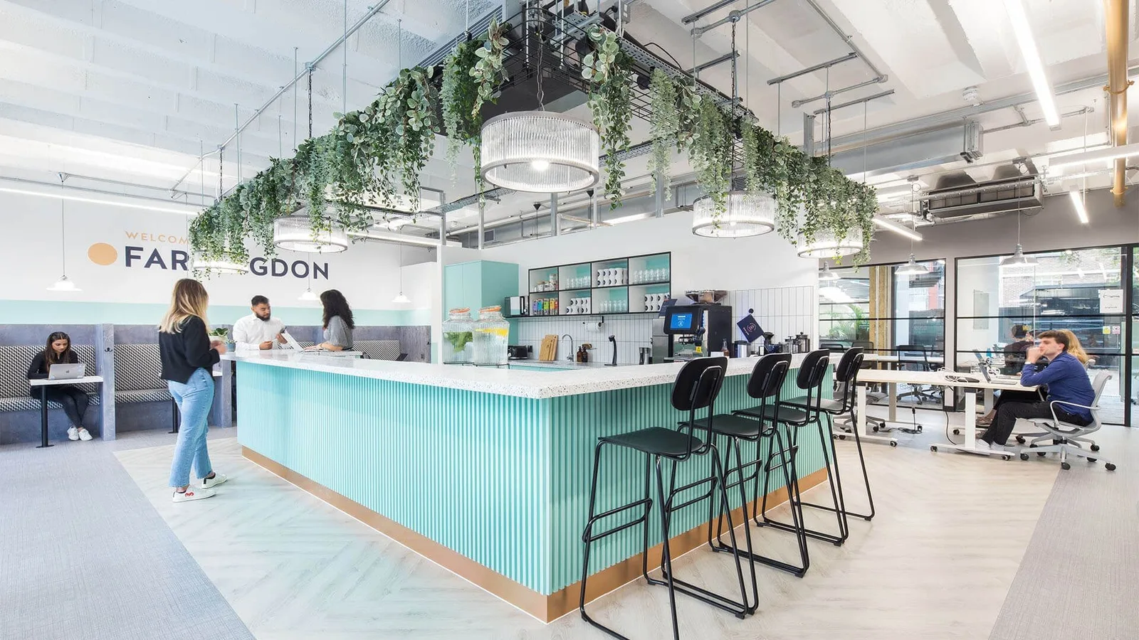 Work.Life Aldersgate Street, Cafeteria, London