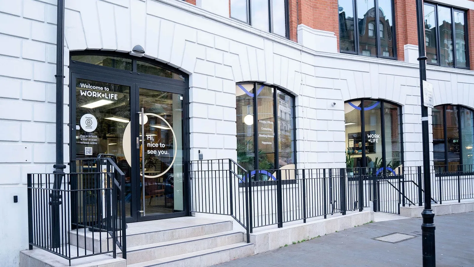 Work.Life Fitzrovia, Building facade, London