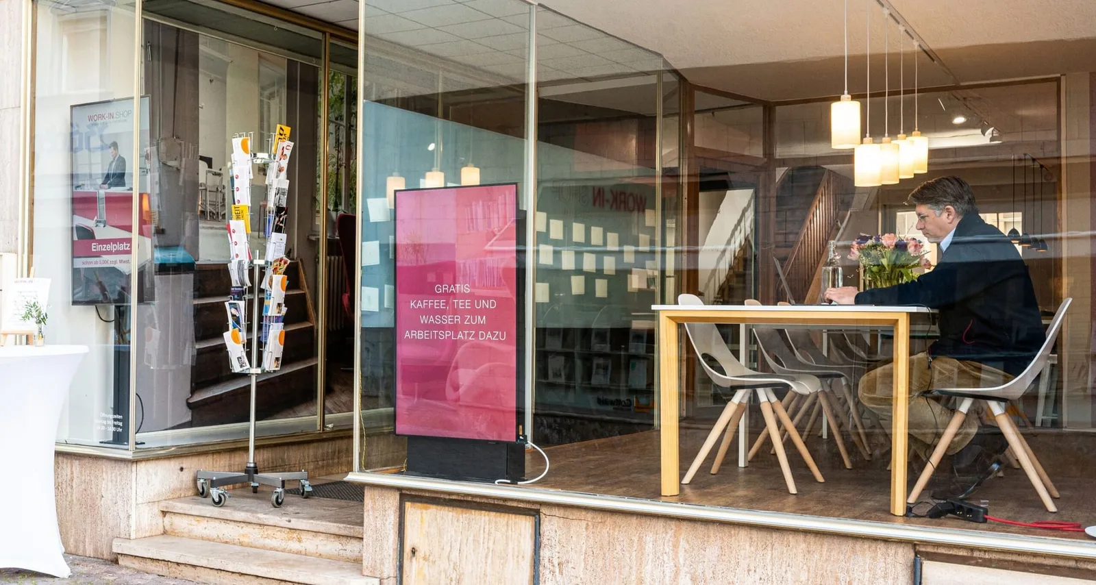 Work-In Shop Coworking, Gebäudefassade, Esslingen am Neckar