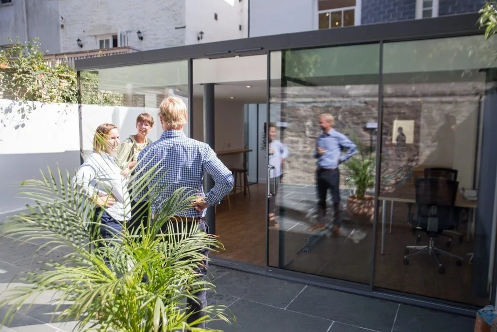 The Workbox Truro, Terrace and outdoor space, Truro