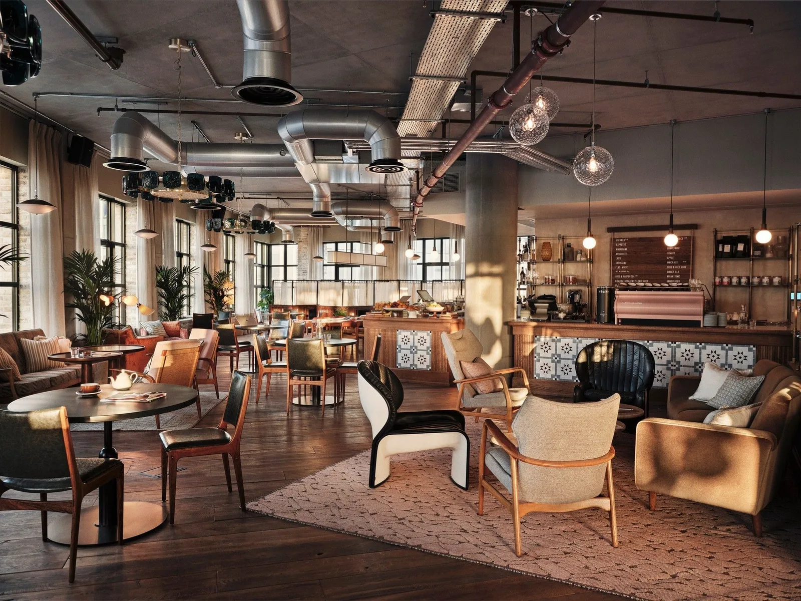 Working From Blackfriars, Cafeteria, London