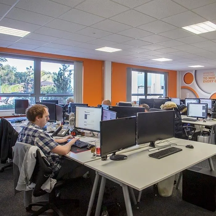 Worksop Turbine, Open-plan office, Worksop