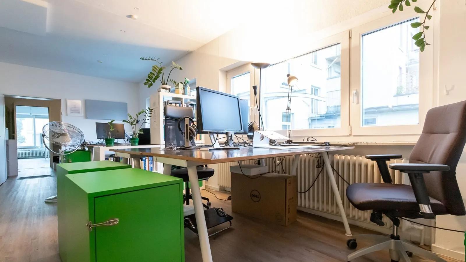 Die Zentrale Coworking, Privatbüro mit 3 Arbeitsplätzen, Frankfurt am Main